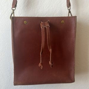 Madewell Leather Travel Bag